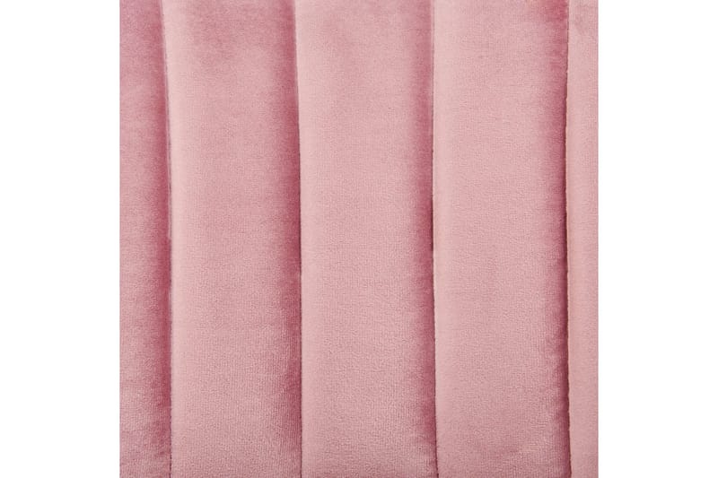 Set med 2 matstolar Mariposa - Rosa, Svart/Sammet - Möbler - Stolar & fåtöljer - Matstol & köksstol