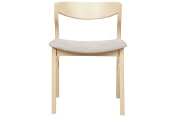 Set med 2 matstolar Maroa - Ljus trä, beige - Möbler - Stolar & fåtöljer - Matstol & köksstol