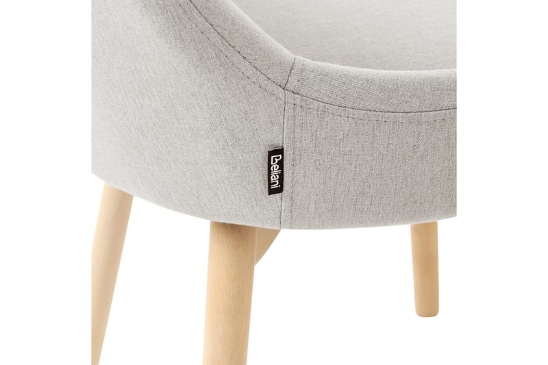 Set med 2 matstolar Melfort - Grå, ljust trä - Möbler - Stolar & fåtöljer - Matstol & köksstol