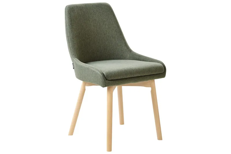 Set med 2 matstolar Melfort - Grönt, ljust trä - Möbler - Stolar & fåtöljer - Matstol & köksstol