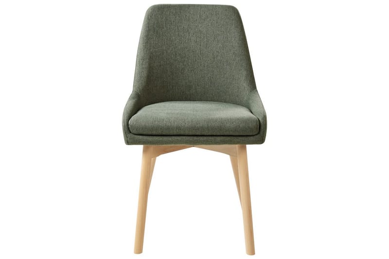 Set med 2 matstolar Melfort - Grönt, ljust trä - Möbler - Stolar & fåtöljer - Matstol & köksstol