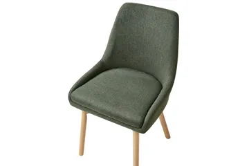 Set med 2 matstolar Melfort - Grönt, ljust trä - Möbler - Stolar & fåtöljer - Matstol & köksstol