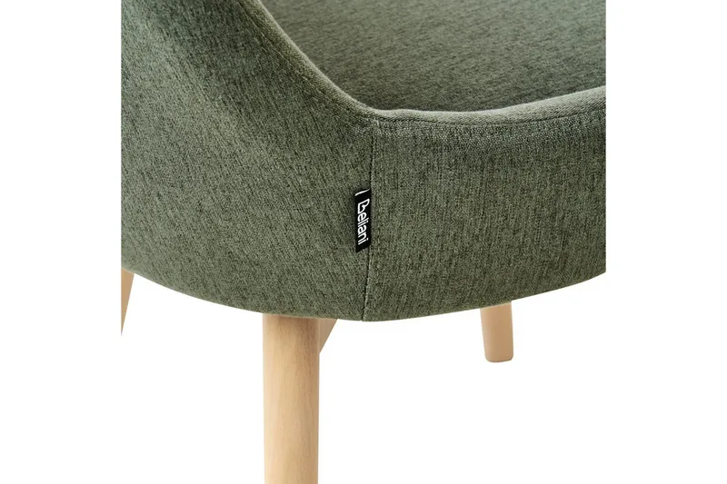 Set med 2 matstolar Melfort - Grönt, ljust trä - Möbler - Stolar & fåtöljer - Matstol & köksstol