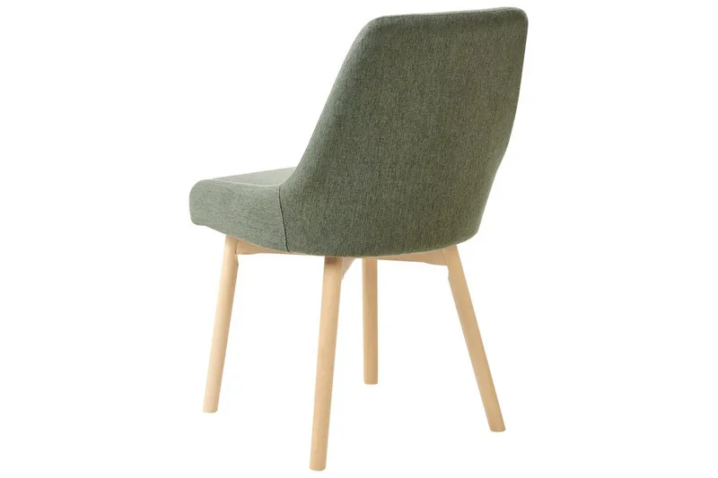 Set med 2 matstolar Melfort - Grönt, ljust trä - Möbler - Stolar & fåtöljer - Matstol & köksstol