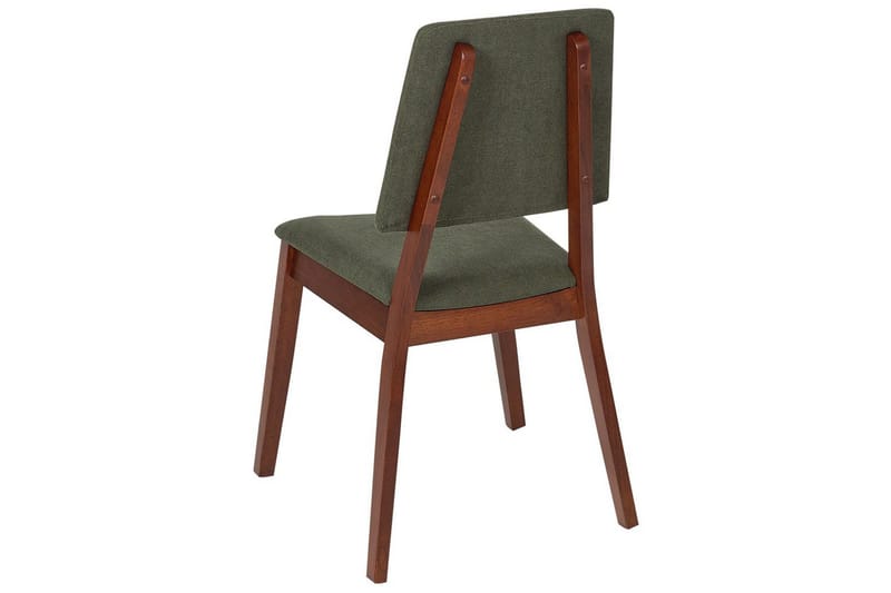 Set med 2 matstolar Merrill - Mörkt trä, grönt - Möbler - Stolar & fåtöljer - Matstol & köksstol