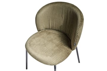 Set med 2 matstolar Miles - Grön, Svart - Möbler - Stolar & fåtöljer - Matstol & köksstol