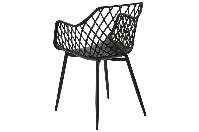 Set med 2 matstolar Nashua ll - Svart - Möbler - Stolar & fåtöljer - Matstol & köksstol