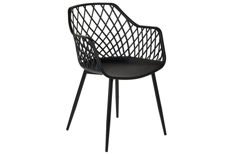 Set med 2 matstolar Nashua ll - Svart - Möbler - Stolar & fåtöljer - Matstol & köksstol