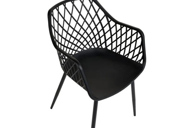 Set med 2 matstolar Nashua ll - Svart - Möbler - Stolar & fåtöljer - Matstol & köksstol