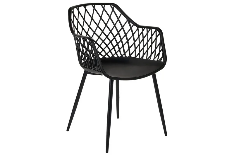 Set med 2 matstolar Nashua ll - Svart - Möbler - Stolar & fåtöljer - Matstol & köksstol