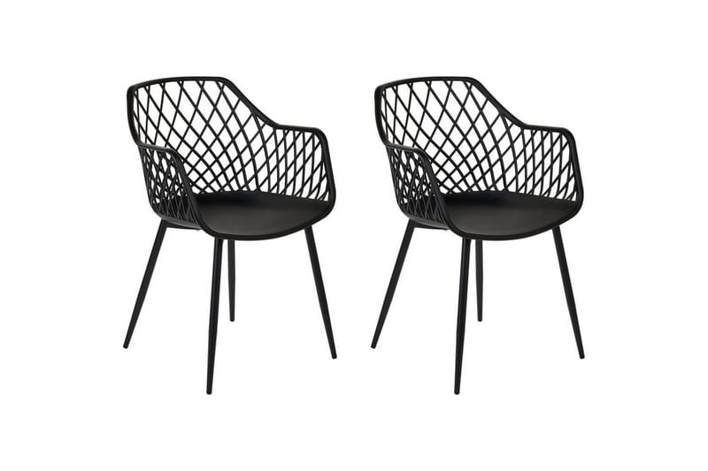 Set med 2 matstolar Nashua ll, Svart