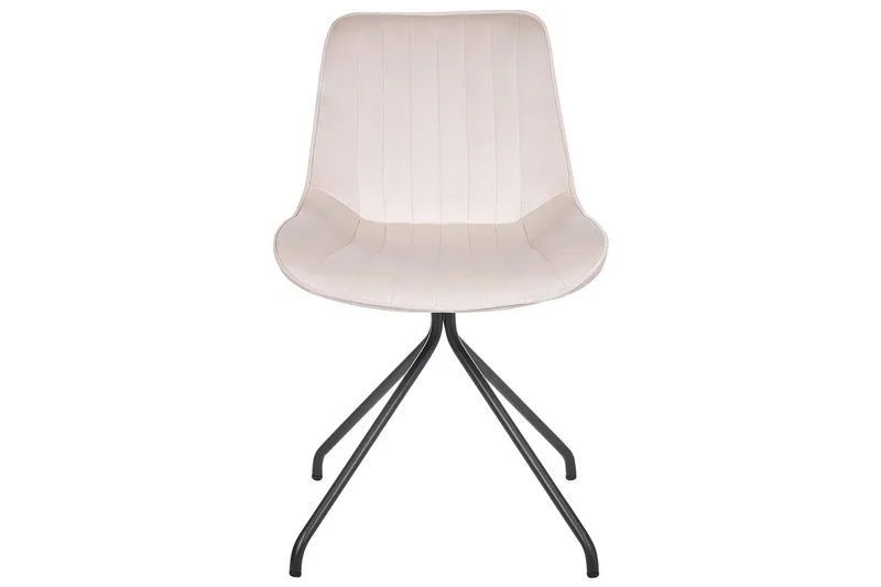 Set med 2 matstolar Navasota - Beige - Möbler - Stolar & fåtöljer - Matstol & köksstol