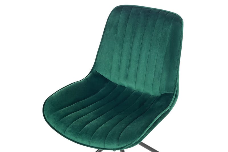 Set med 2 matstolar Navasota - Grön, Svart - Möbler - Stolar & fåtöljer - Matstol & köksstol