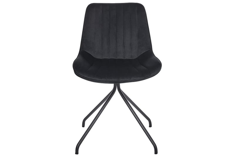 Set med 2 matstolar Navasota - Svart - Möbler - Stolar & fåtöljer - Matstol & köksstol