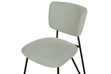 Set med 2 matstolar Nelko - Grön, Svart - Möbler - Stolar & fåtöljer - Matstol & köksstol