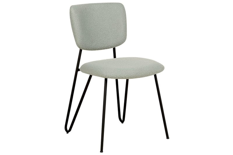 Set med 2 matstolar Nelko - Grön, Svart - Möbler - Stolar & fåtöljer - Matstol & köksstol