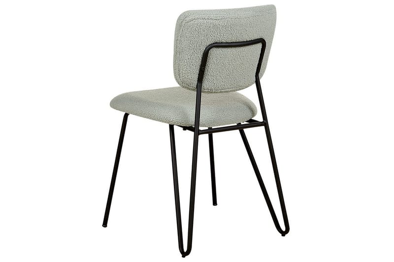 Set med 2 matstolar Nelko - Grön, Svart - Möbler - Stolar & fåtöljer - Matstol & köksstol