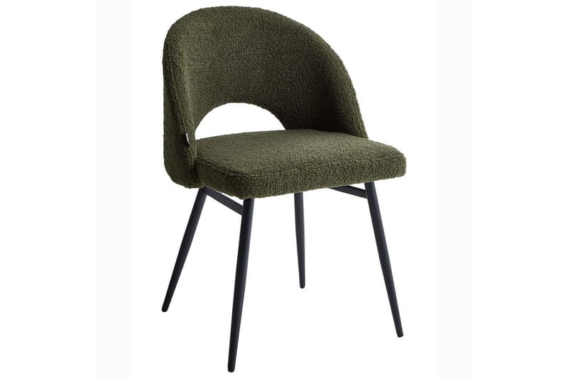 Set med 2 matstolar Onaga - Grön, Svart - Möbler - Stolar & fåtöljer - Matstol & köksstol