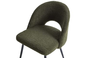 Set med 2 matstolar Onaga - Grön, Svart - Möbler - Stolar & fåtöljer - Matstol & köksstol