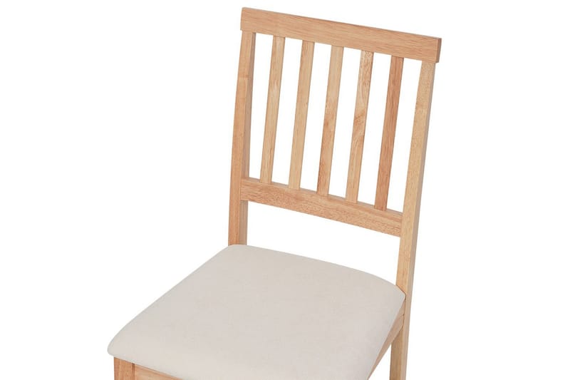 Set med 2 matstolar Orono - Ljus trä, beige - Möbler - Stolar & fåtöljer - Matstol & köksstol