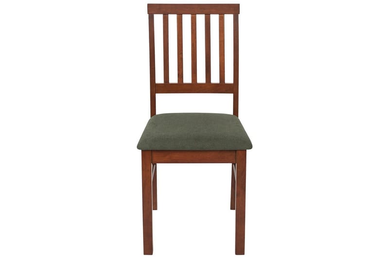 Set med 2 matstolar Orono - Mörkt trä, grönt - Möbler - Stolar & fåtöljer - Matstol & köksstol