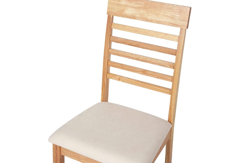 Set med 2 matstolar Ortley - Ljus trä, beige - Möbler - Stolar & fåtöljer - Matstol & köksstol