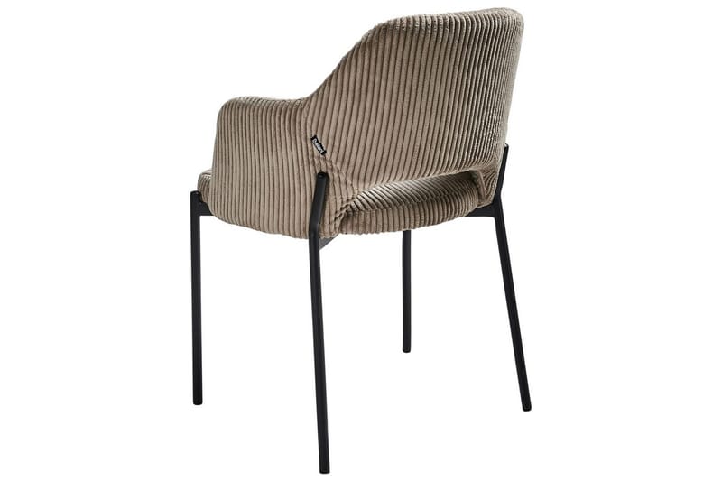 Set med 2 matstolar Raton - Beige, svart - Möbler - Stolar & fåtöljer - Matstol & köksstol