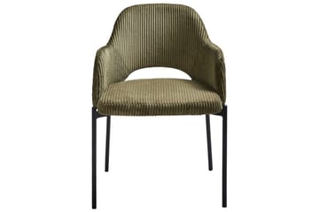 Set med 2 matstolar Raton - Grön, Svart - Möbler - Stolar & fåtöljer - Matstol & köksstol