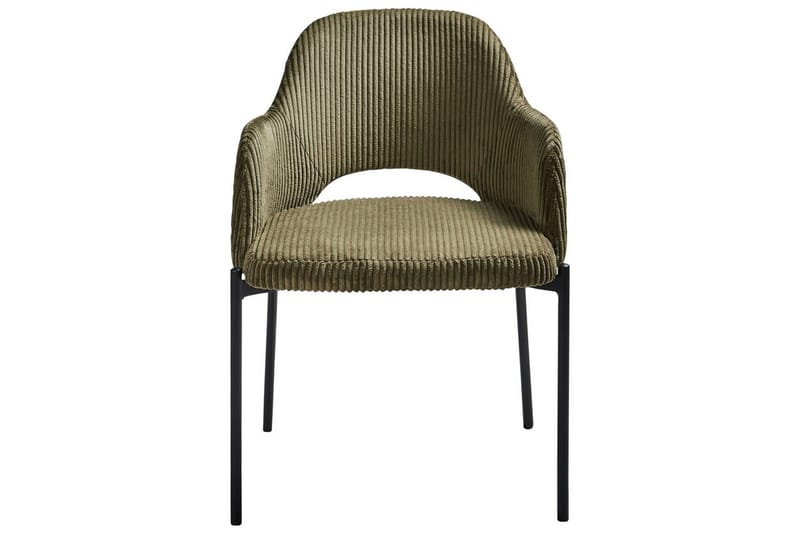 Set med 2 matstolar Raton - Grön, Svart - Möbler - Stolar & fåtöljer - Matstol & köksstol