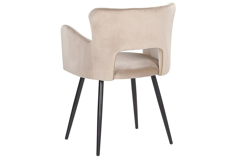 Set med 2 matstolar Sanilac - Beige, svart, Taupe - Möbler - Stolar & fåtöljer - Matstol & köksstol