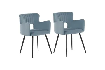 Set med 2 matstolar Sanilac