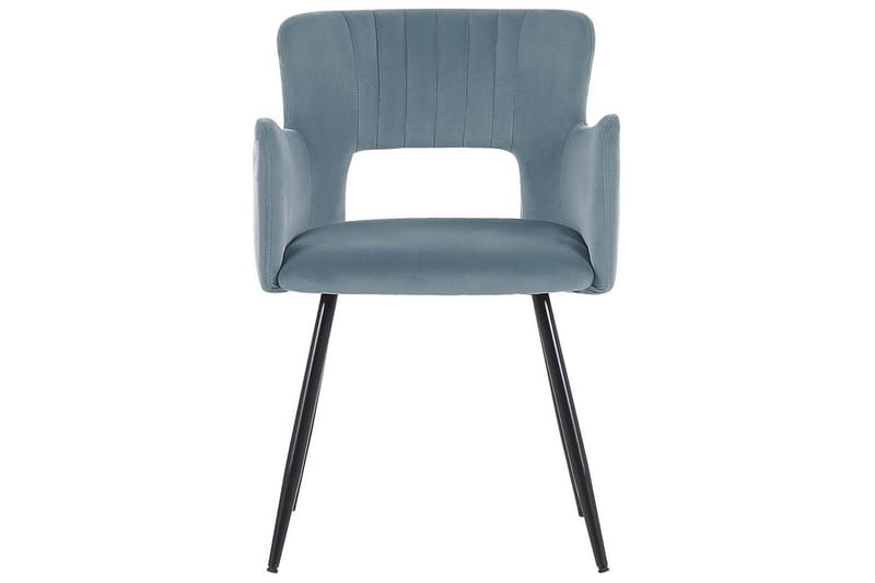 Set med 2 matstolar Sanilac - Ljusblå, Svart - Möbler - Stolar & fåtöljer - Matstol & köksstol