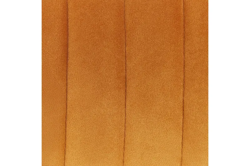 Set med 2 matstolar Sanilac - Orange, svart - Möbler - Stolar & fåtöljer - Matstol & köksstol