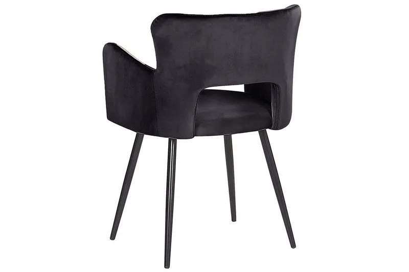 Set med 2 matstolar Sanilac - Svart - Möbler - Stolar & fåtöljer - Matstol & köksstol