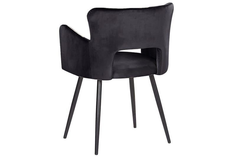 Set med 2 matstolar Sanilac - Svart - Möbler - Stolar & fåtöljer - Matstol & köksstol