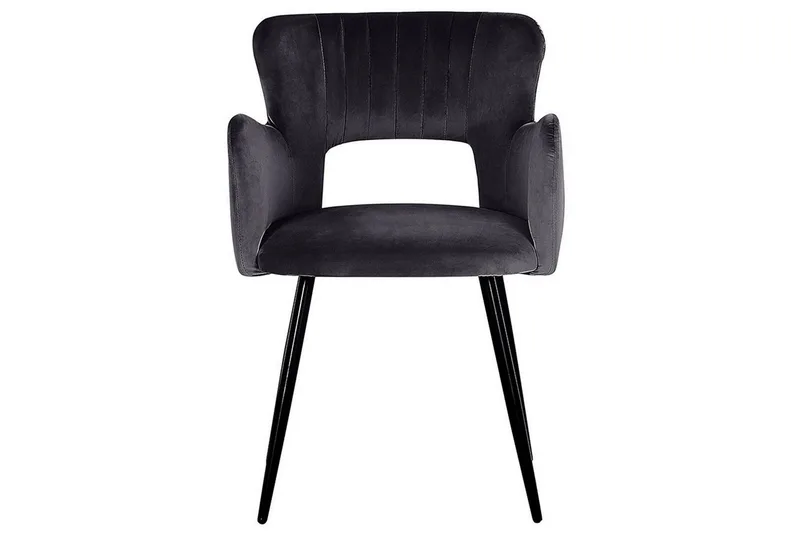 Set med 2 matstolar Sanilac - Svart - Möbler - Stolar & fåtöljer - Matstol & köksstol