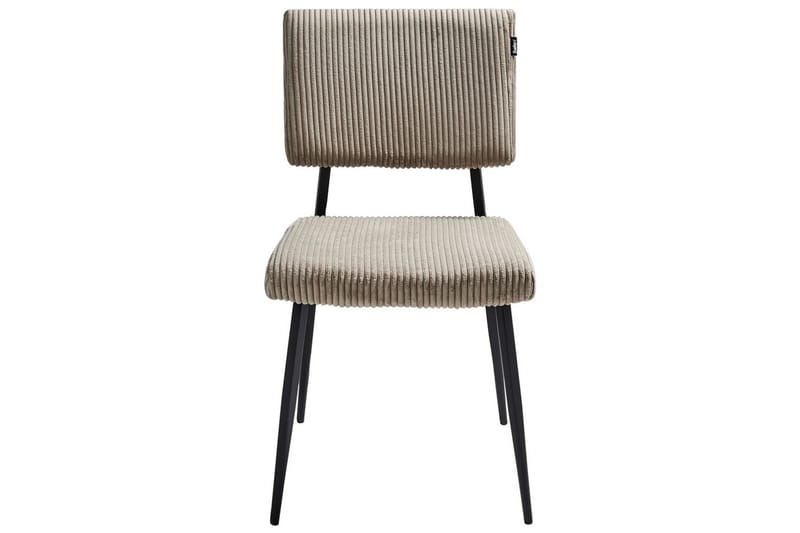 Set med 2 matstolar Sturgis - Beige, svart - Möbler - Stolar & fåtöljer - Matstol & köksstol