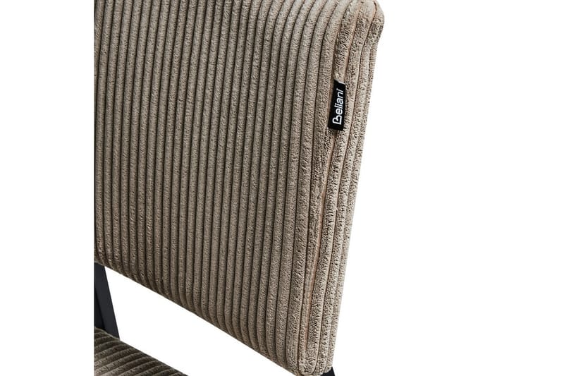 Set med 2 matstolar Sturgis - Beige, svart - Möbler - Stolar & fåtöljer - Matstol & köksstol