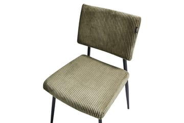 Set med 2 matstolar Sturgis - Grön, Svart - Möbler - Stolar & fåtöljer - Matstol & köksstol
