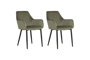 Set med 2 matstolar Wellston