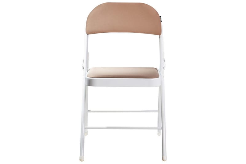 Set med 4 hopfällbara stolar Sparks - Beige, vit - Möbler - Stolar & fåtöljer - Klappstol & stapelbara stolar