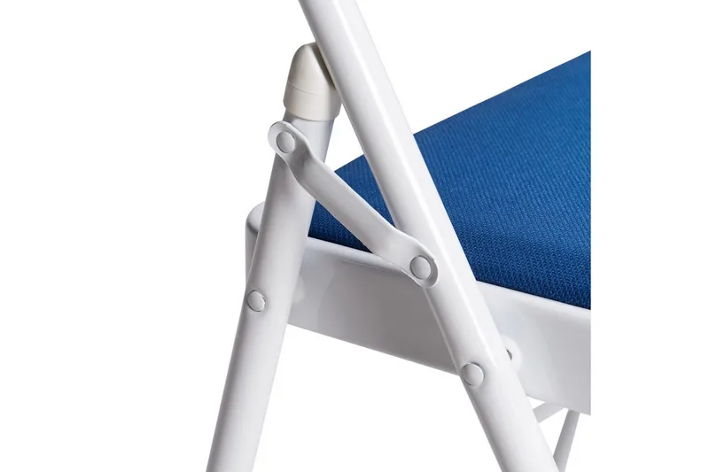 Set med 4 hopfällbara stolar Sparks - Blå, Vit - Möbler - Stolar & fåtöljer - Klappstol & stapelbara stolar