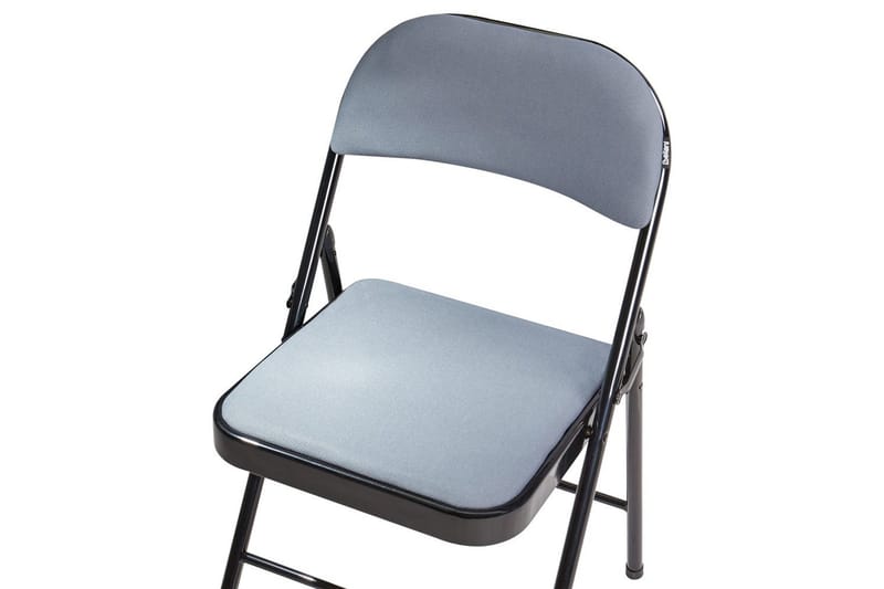 Set med 4 hopfällbara stolar Sparks - Grå, svart - Möbler - Stolar & fåtöljer - Klappstol & stapelbara stolar