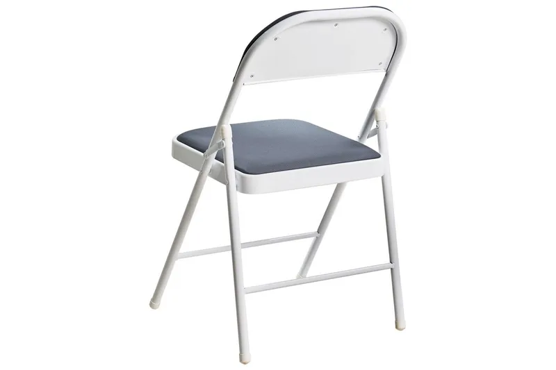 Set med 4 hopfällbara stolar Sparks - Grå, vit - Möbler - Stolar & fåtöljer - Klappstol & stapelbara stolar