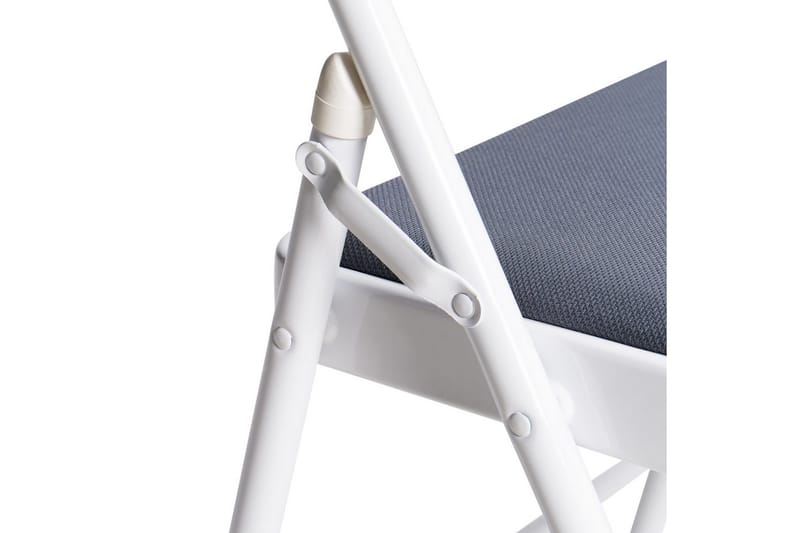 Set med 4 hopfällbara stolar Sparks - Grå, vit - Möbler - Stolar & fåtöljer - Klappstol & stapelbara stolar