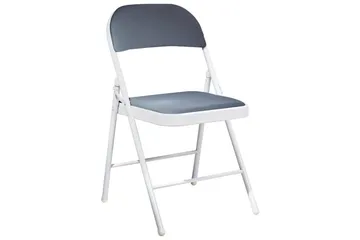Set med 4 hopfällbara stolar Sparks - Grå, vit - Möbler - Stolar & fåtöljer - Klappstol & stapelbara stolar