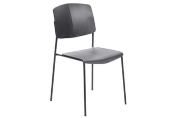 Set med 4 matstolar Astoria - Svart - Möbler - Stolar & fåtöljer - Matstol & köksstol