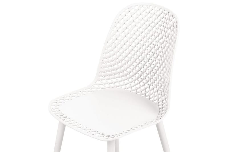 Set med 4 matstolar Emory - Vit - Möbler - Stolar & fåtöljer - Matstol & köksstol