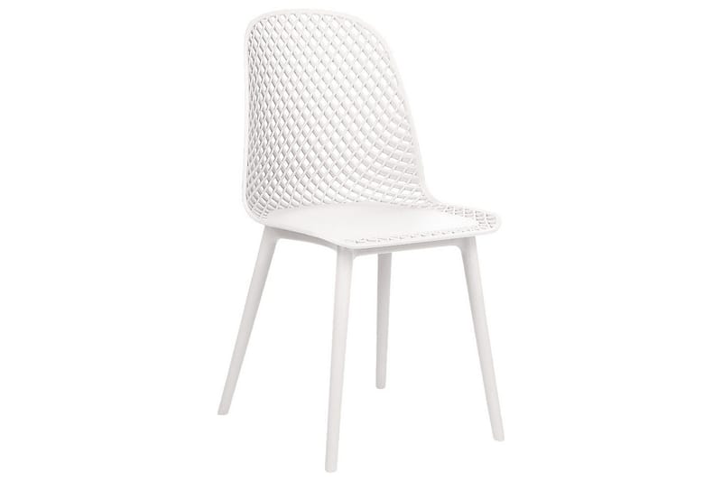 Set med 4 matstolar Emory - Vit - Möbler - Stolar & fåtöljer - Matstol & köksstol