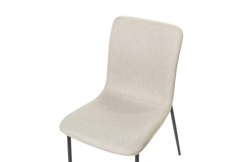 Set med 4 matstolar Glendive - Beige, svart - Möbler - Stolar & fåtöljer - Matstol & köksstol